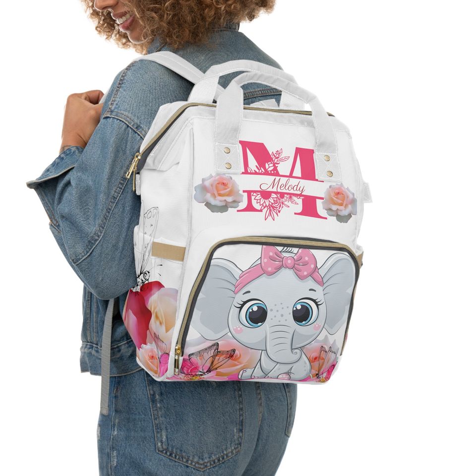 Custom Elephant (Diaper Backpack)