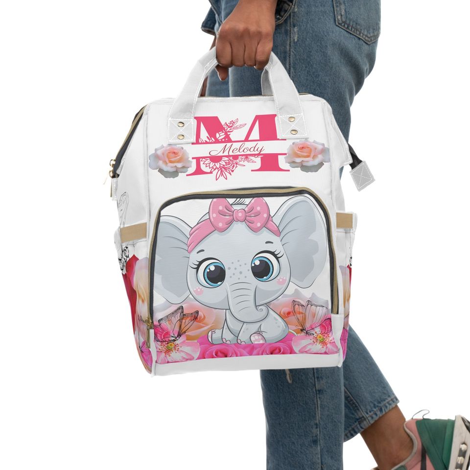 Custom Elephant (Diaper Backpack)