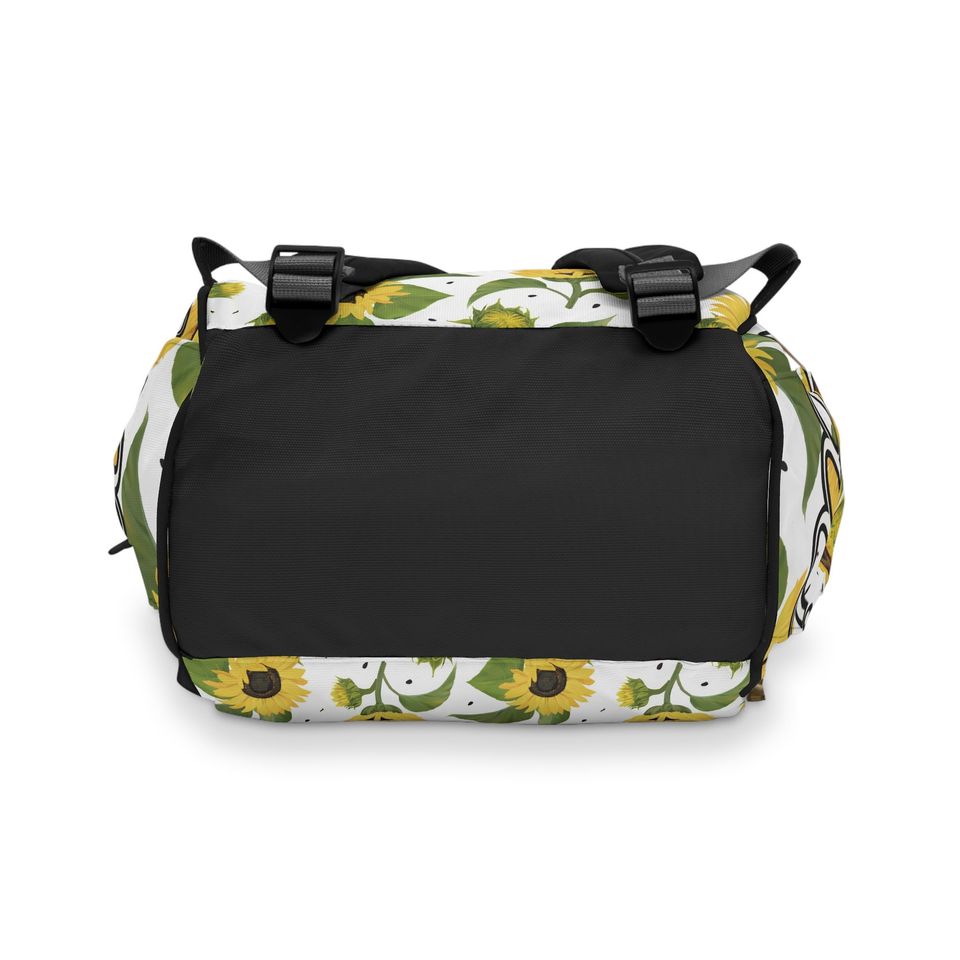 Custom Sunflower Diaper Backpack