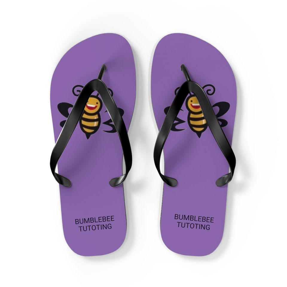 Bumblebee Tutoring Flip Flops