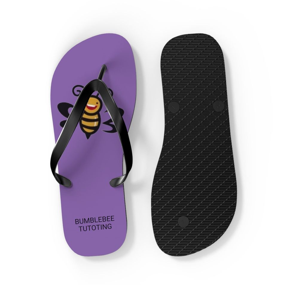 Bumblebee Tutoring Flip Flops