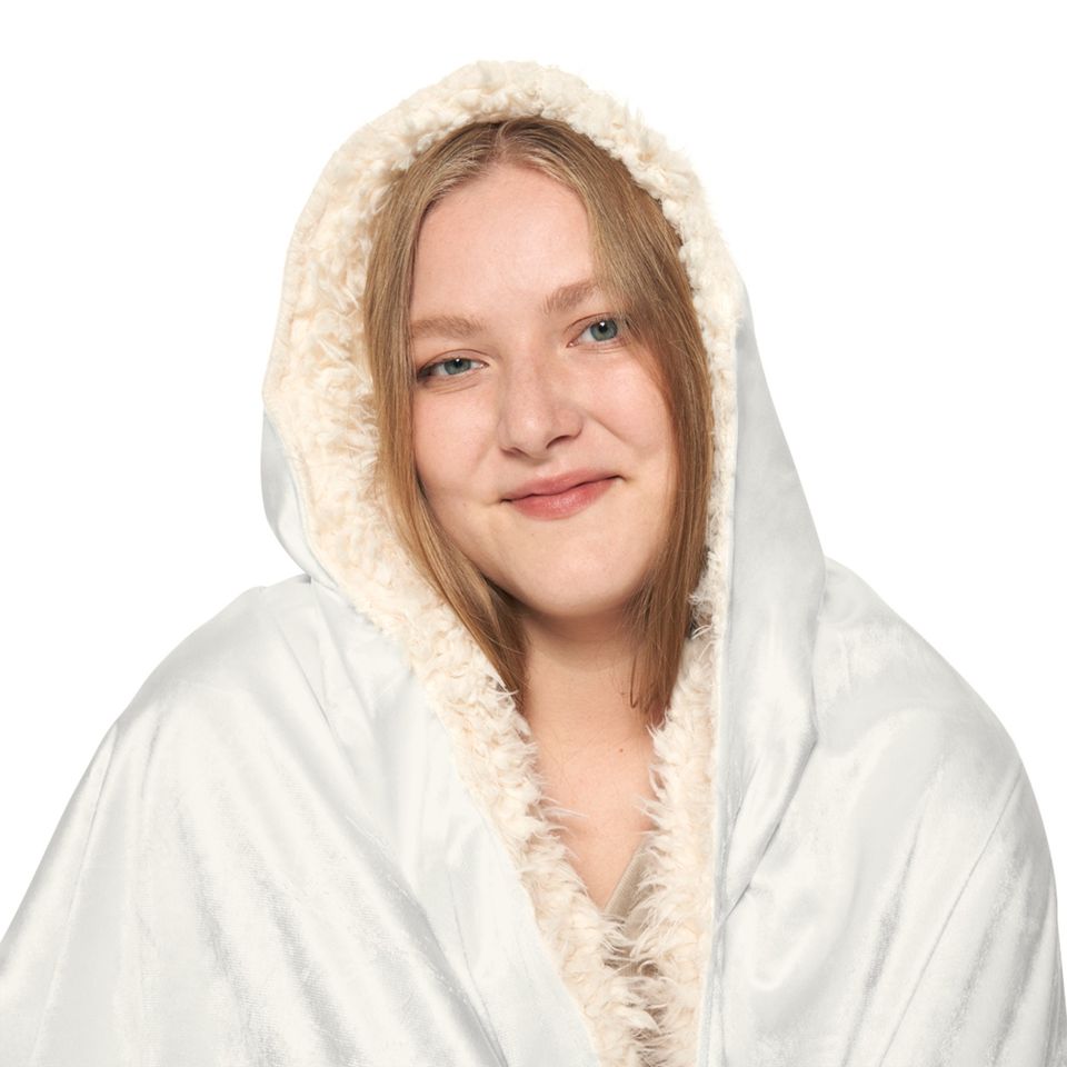 Hooded Ghost Snuggle Blanket for Halloween