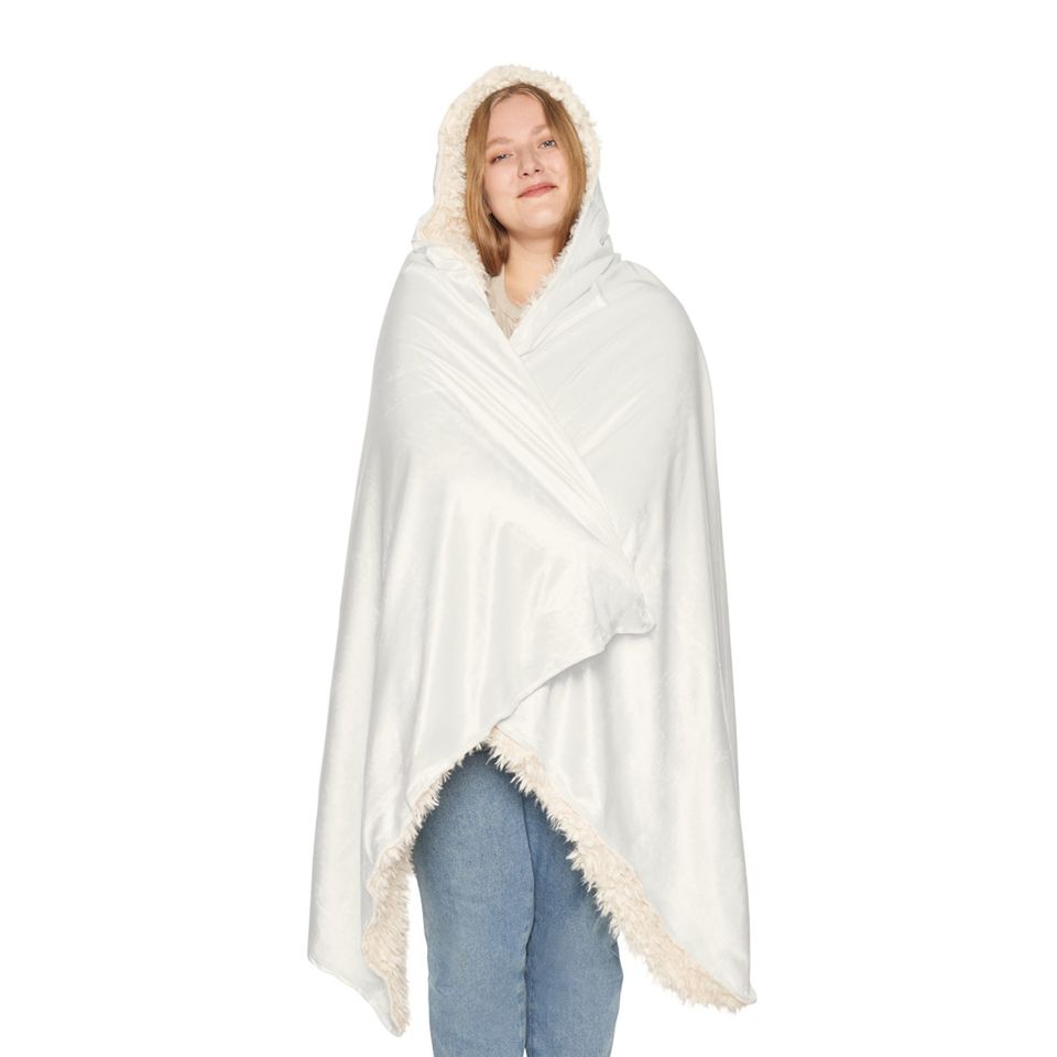 Hooded Ghost Snuggle Blanket for Halloween