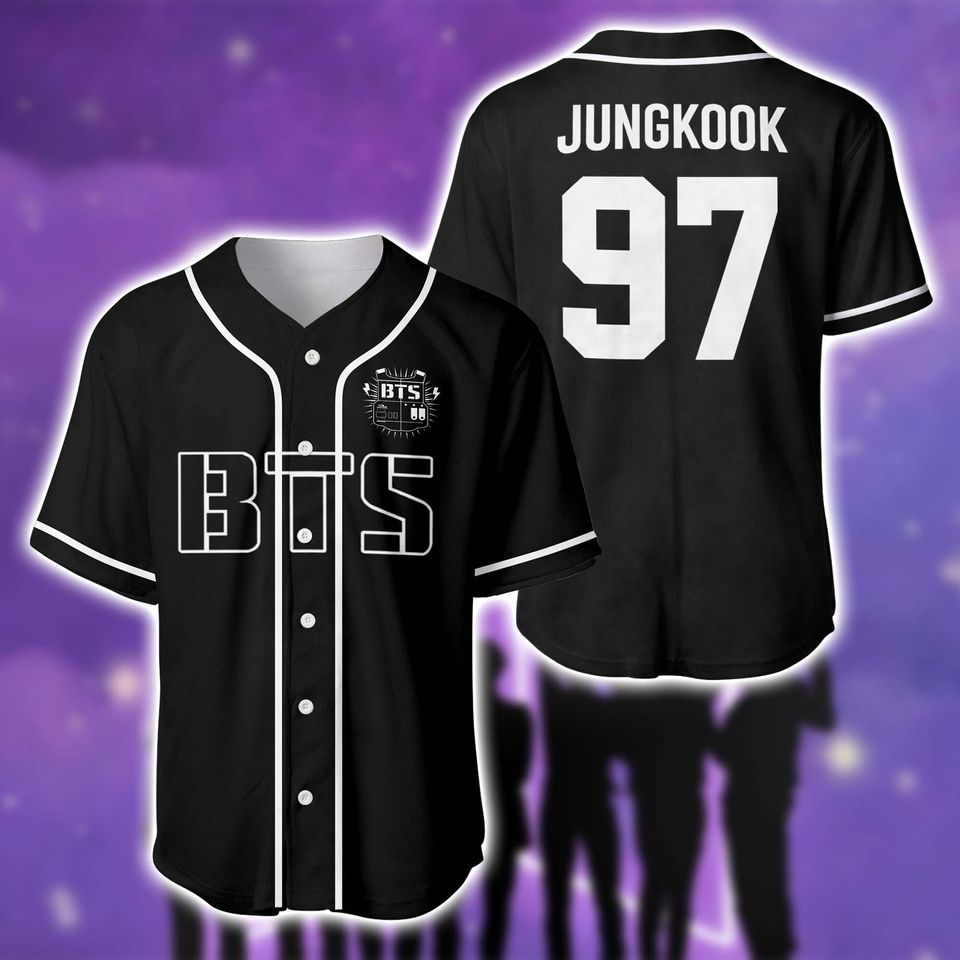 Kpop Baseball Jersey, Custom Fan Gift, BTS Inspired Niche, World Tour 2026-2027 Outfit