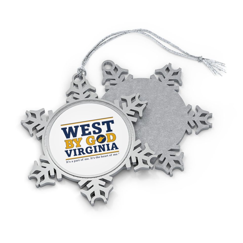 WBGV Pewter Snowflake Ornament