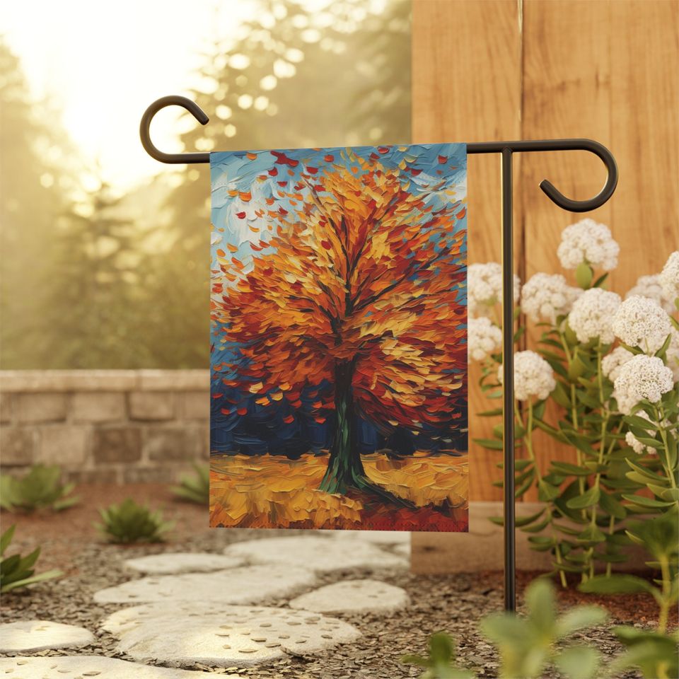 Fall Garden flag, Fall Thanksgiving garden flag, Autumn yard flag