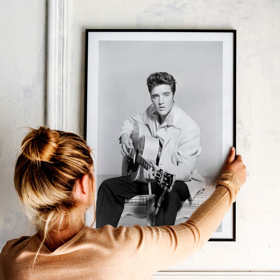 Elvis Presley photoshoot Poster print, Rock And Roll