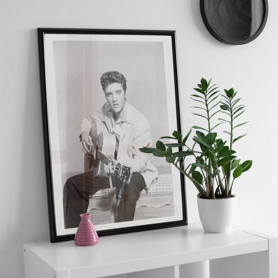 Elvis Presley photoshoot Poster print, Rock And Roll