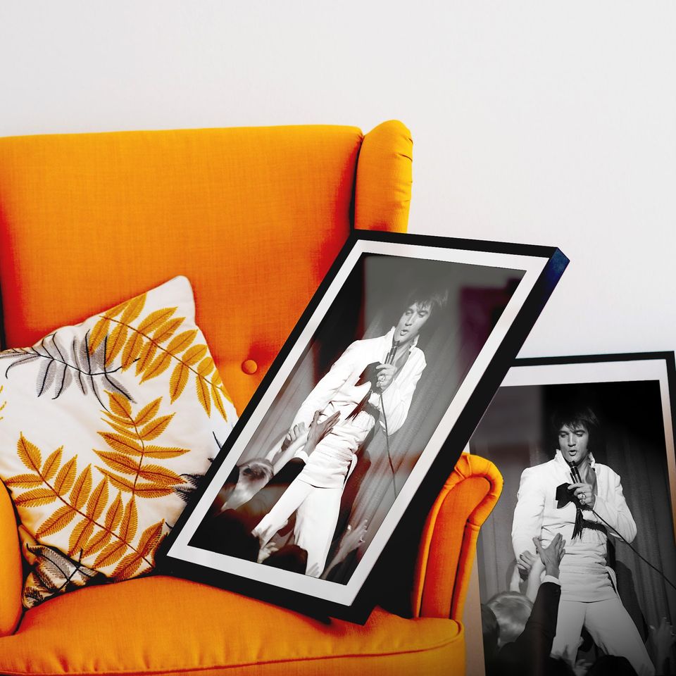 Elvis Presley Poster, Rock And Roll Canvas Wall Art