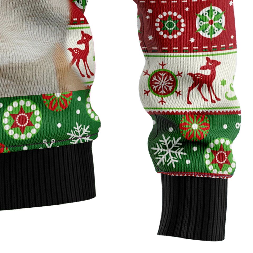 Custom Corgi Christmas Sweater, Personalized Dog Christmas Sweater