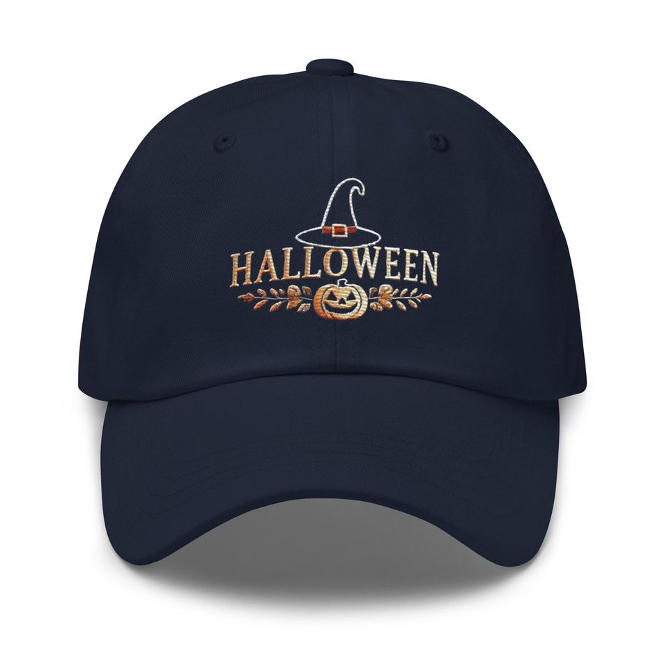 Embroidered Halloween Ghost Dad Hat Spooky Style for Every Day