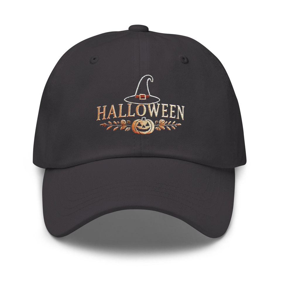 Embroidered Halloween Ghost Dad Hat Spooky Style for Every Day