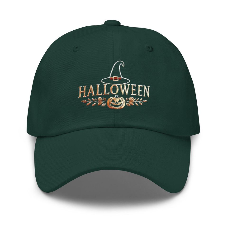 Embroidered Halloween Ghost Dad Hat Spooky Style for Every Day