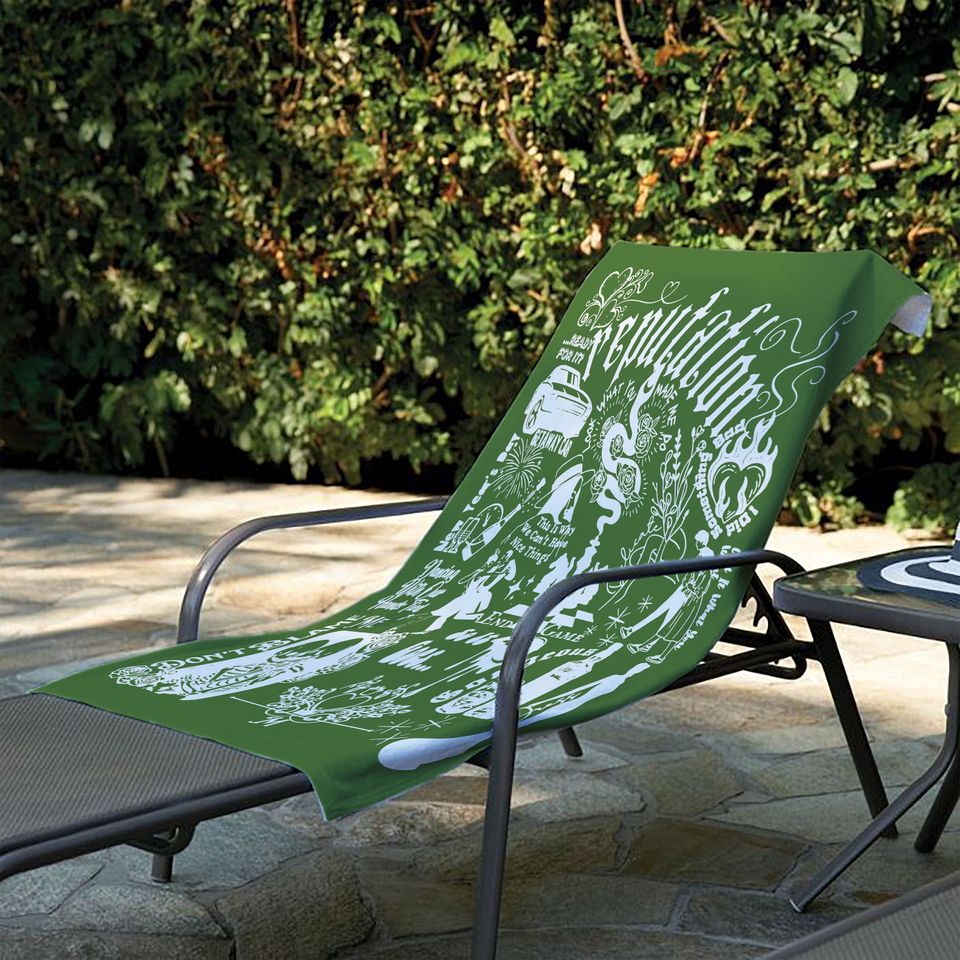 Christmas Gift, Concert Beach Towel, Vacation Gift,  Concert Gift, Bath & Pool Towel