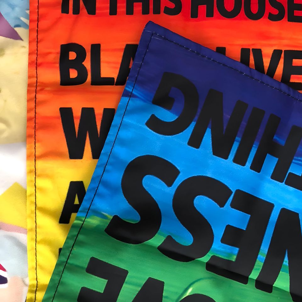 Vintage Christmas Home Garden Flag, Golden Tree Holiday Scene Flag, Merry & Bright Christmas Flag, Cozy Fireplace Holiday Scene Flag, MYK124