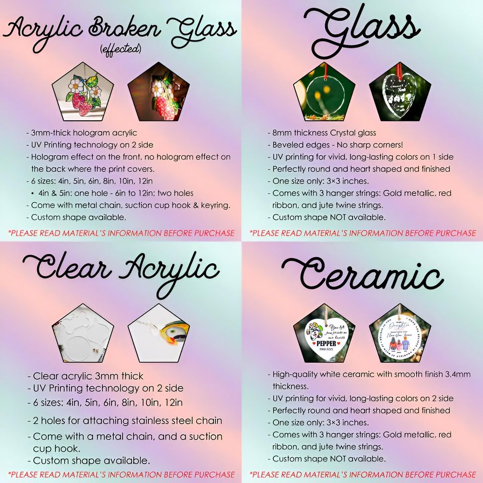 Suncatcher Custom Shape
