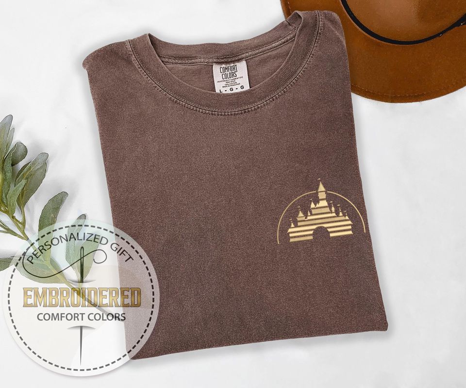 Classic Disney Logo Embroidered T-shirt
