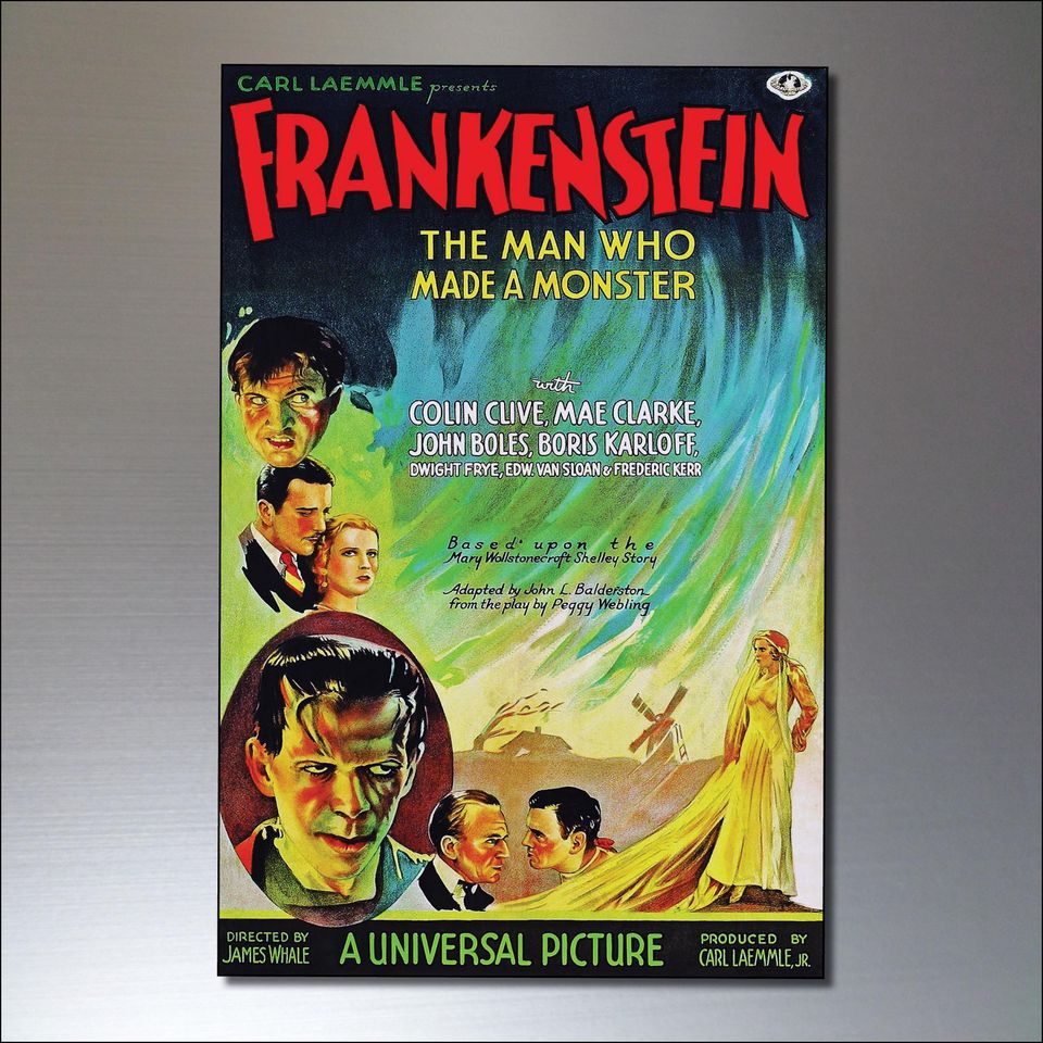 Vintage Horror Movie Poster Magnets