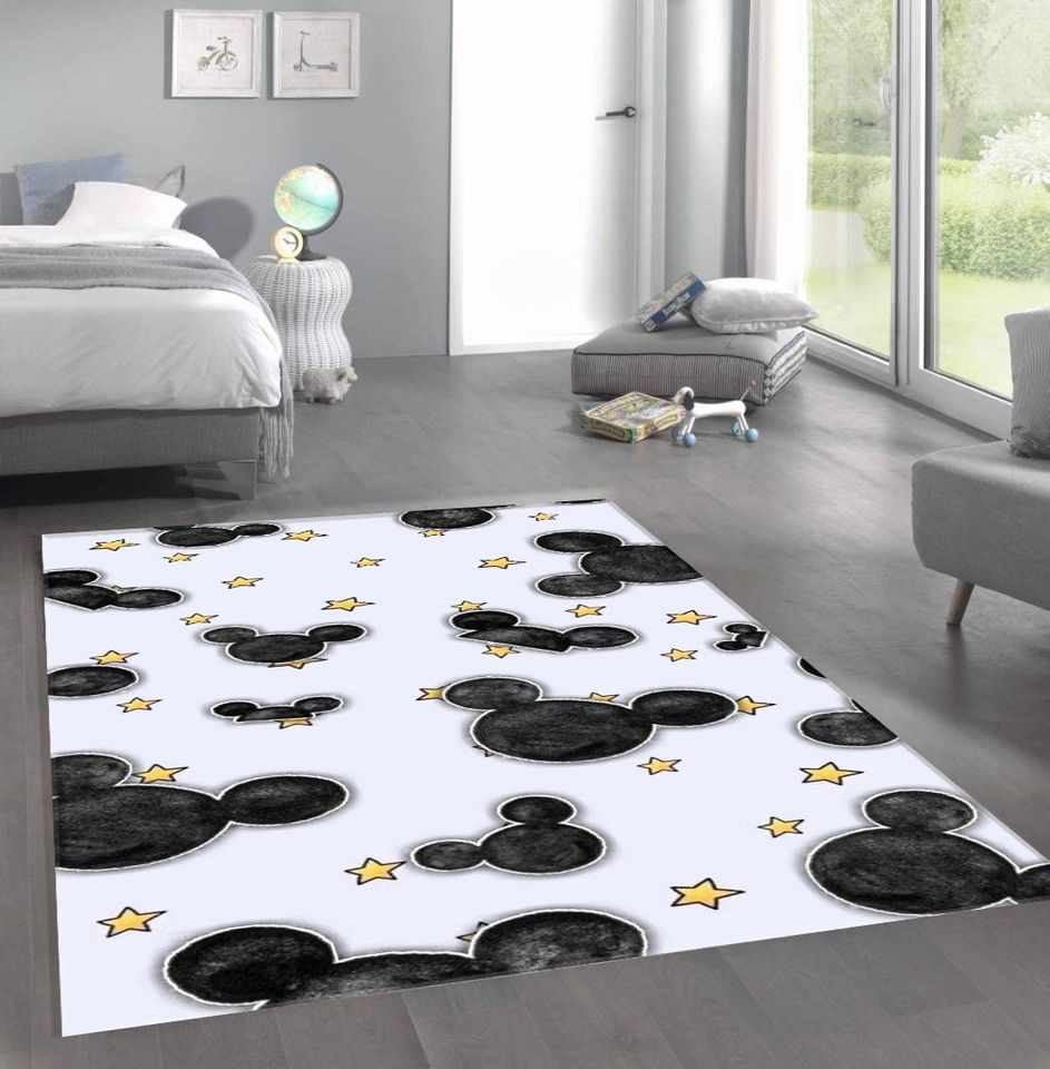 Mickey Mouse Disney Rug, Disney Fan Decor