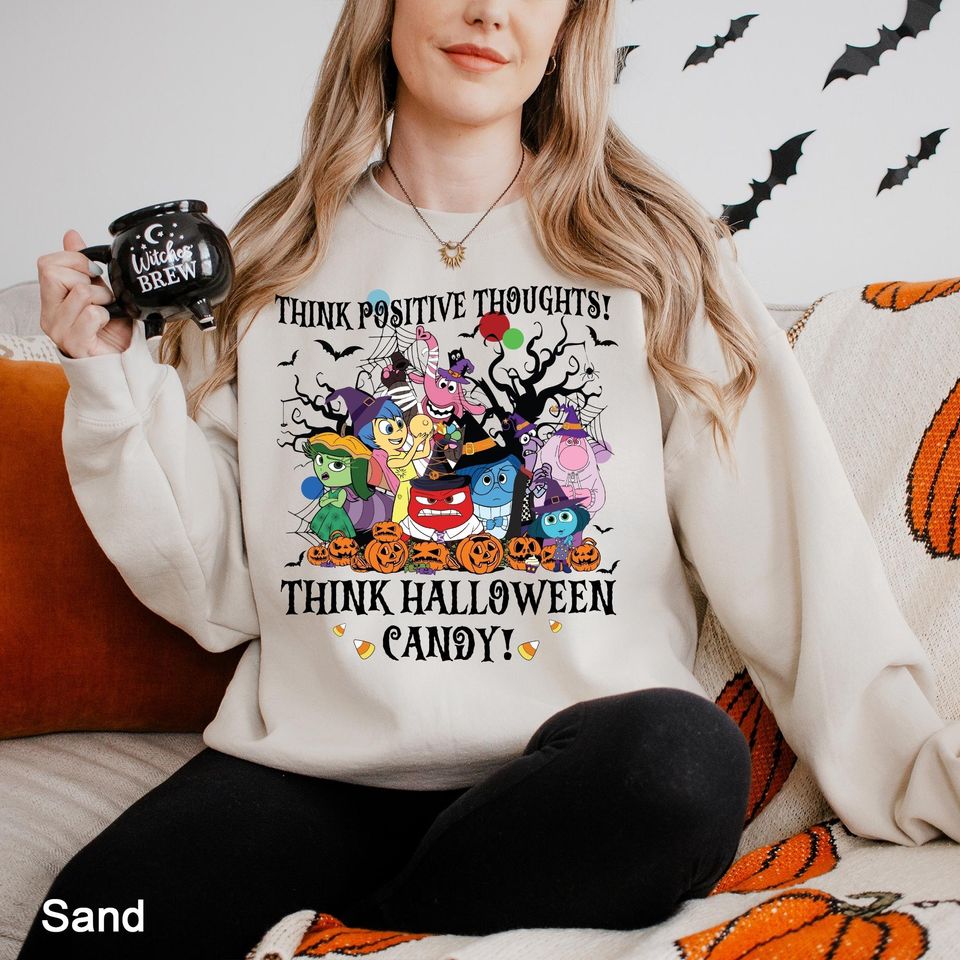 Inside Out 2 Halloween Sweatshirt, Disney Inside Out 2 Hoodie