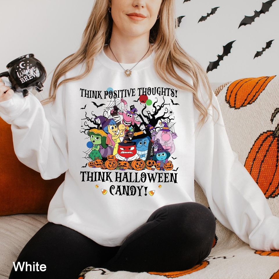 Inside Out 2 Halloween Sweatshirt, Disney Inside Out 2 Hoodie