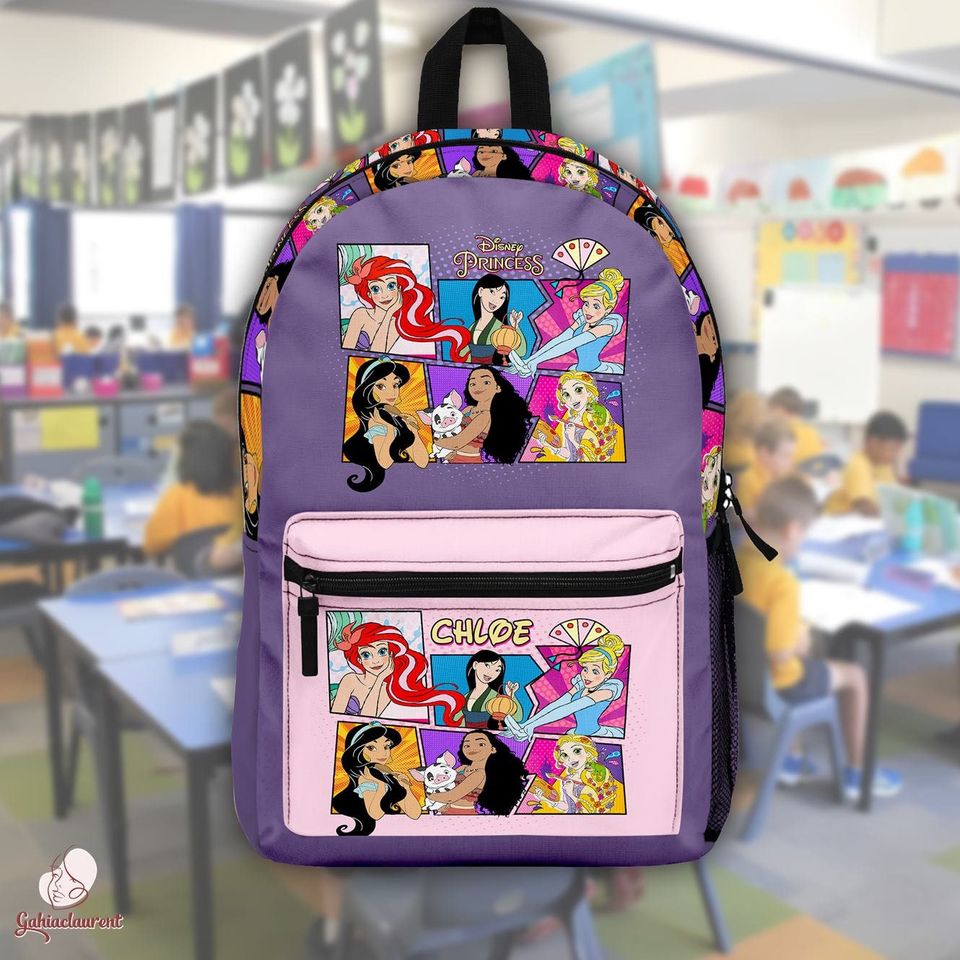 Personalized Disneyland Princess Backpack
