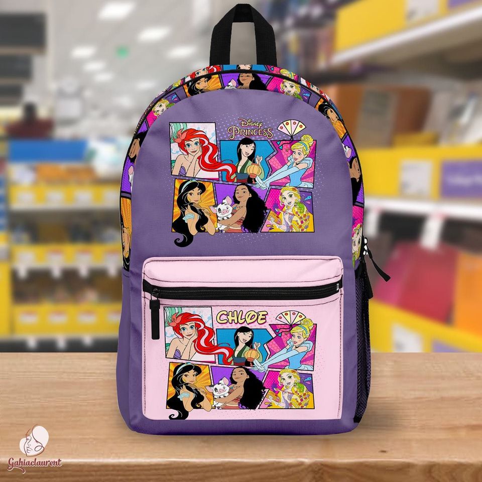 Personalized Disneyland Princess Backpack