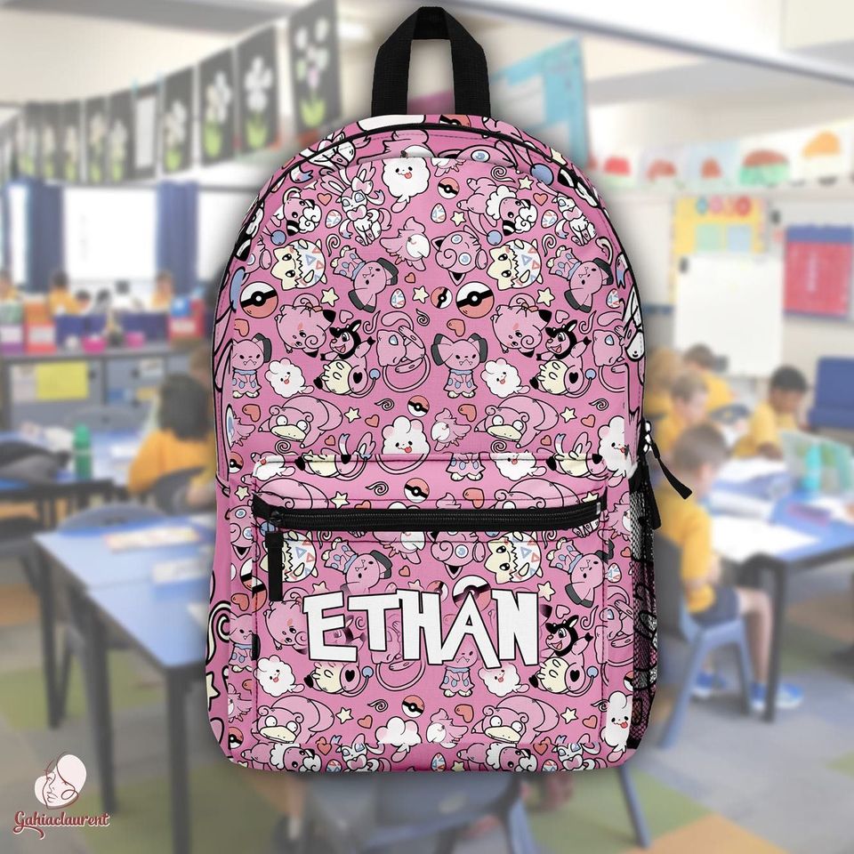 Clefairy Jigglypuff Disney Character Backpack