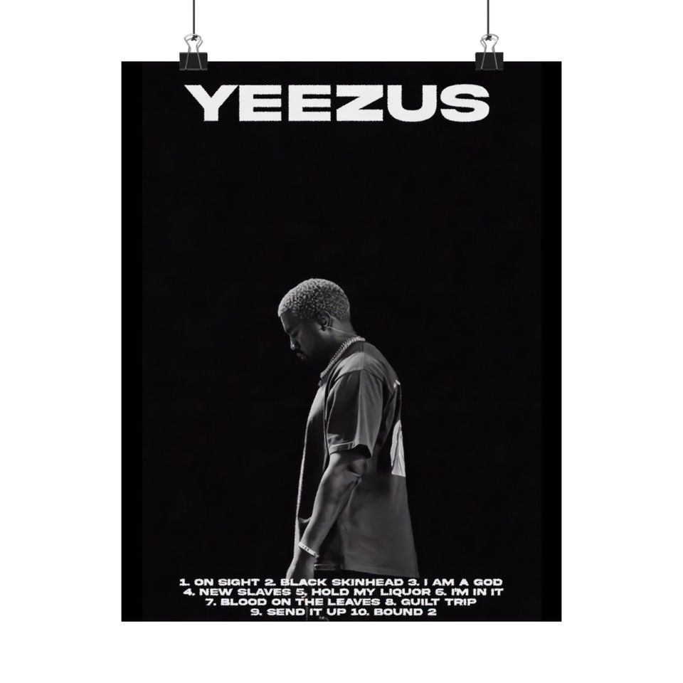 Kanye West - Poster | Rap Poster, Hip-Hop Poster