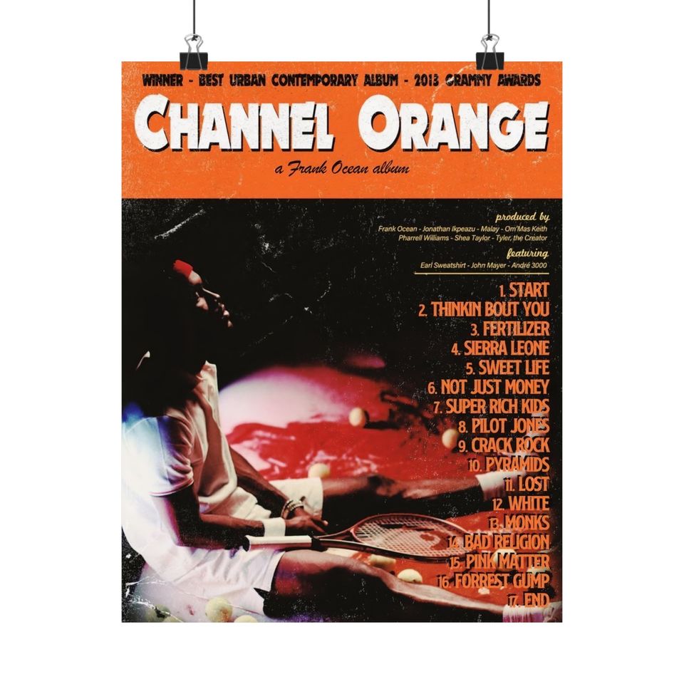 Frank Ocean - Poster | Rap Poster, Hip-Hop Poster