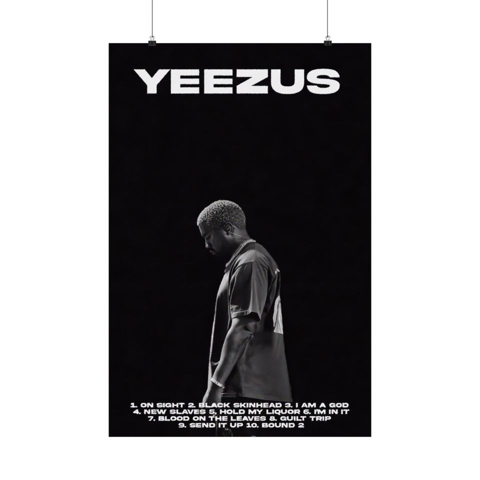 Kanye West - Poster | Rap Poster, Hip-Hop Poster