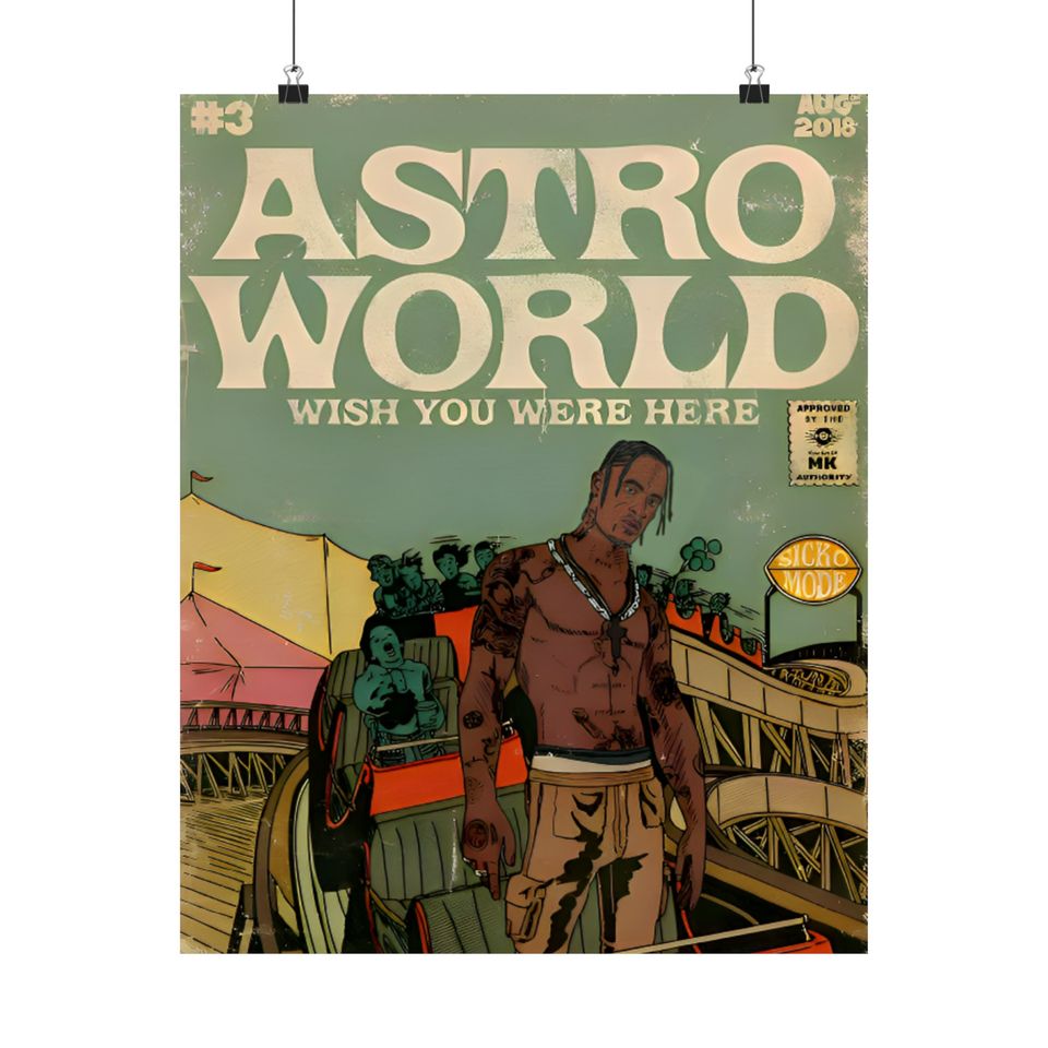 Travis - Poster | Rap Poster, Hip-Hop Poster