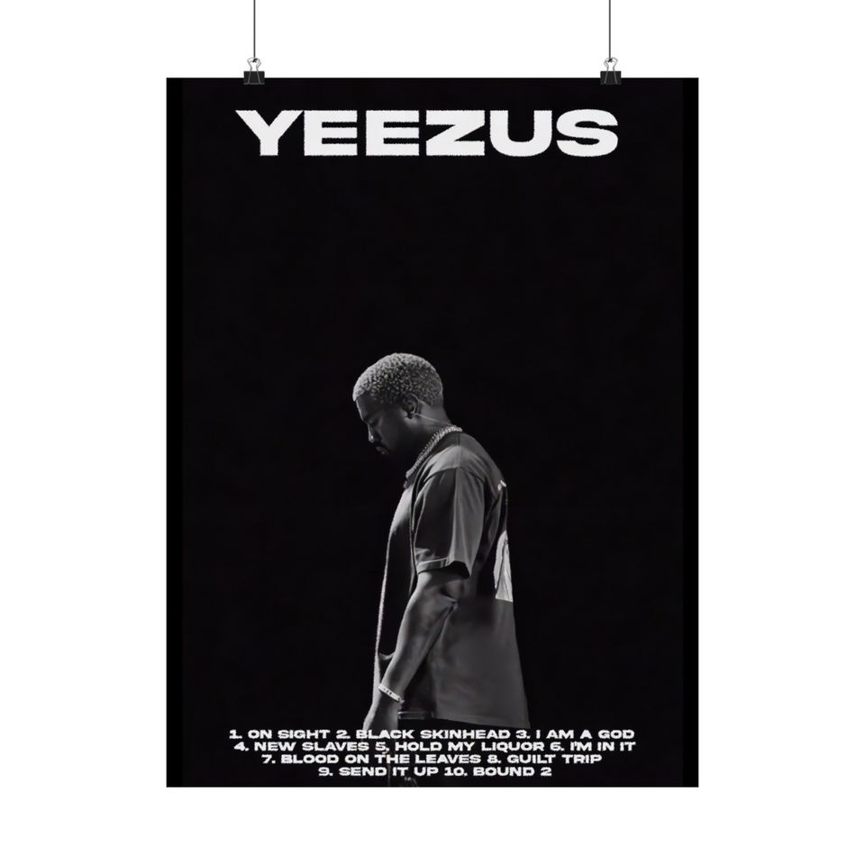 Kanye West - Poster | Rap Poster, Hip-Hop Poster