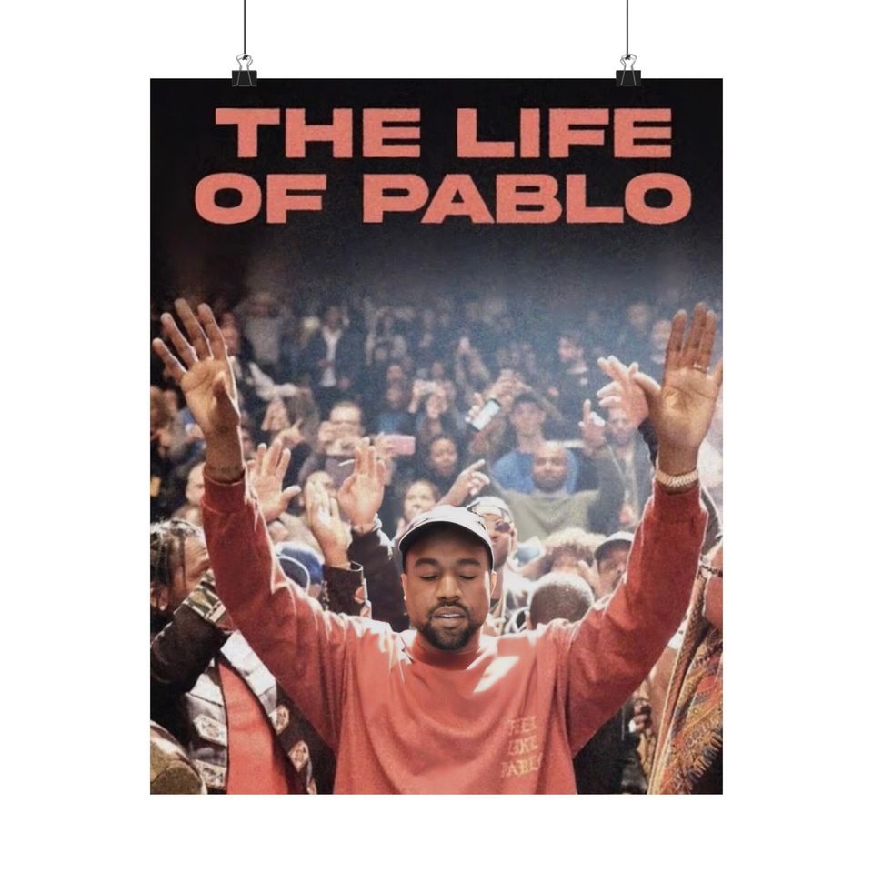 Kanye West - Poster | Rap Poster, Hip-Hop Poster