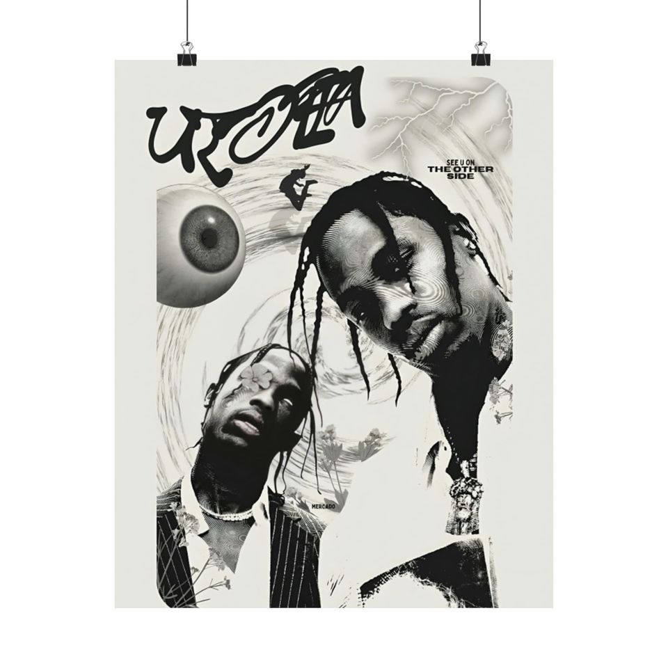 Travis - Poster | Rap Poster, Hip-Hop Poster