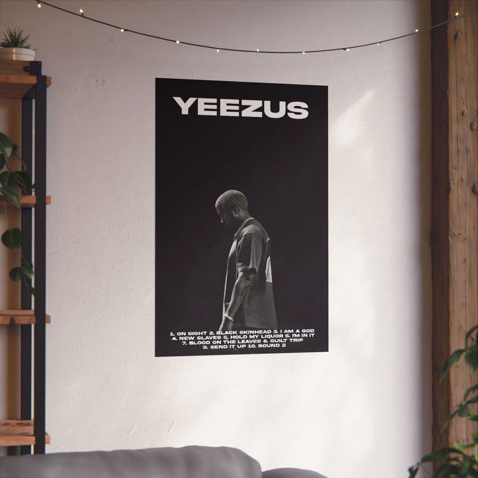 Kanye West - Poster | Rap Poster, Hip-Hop Poster