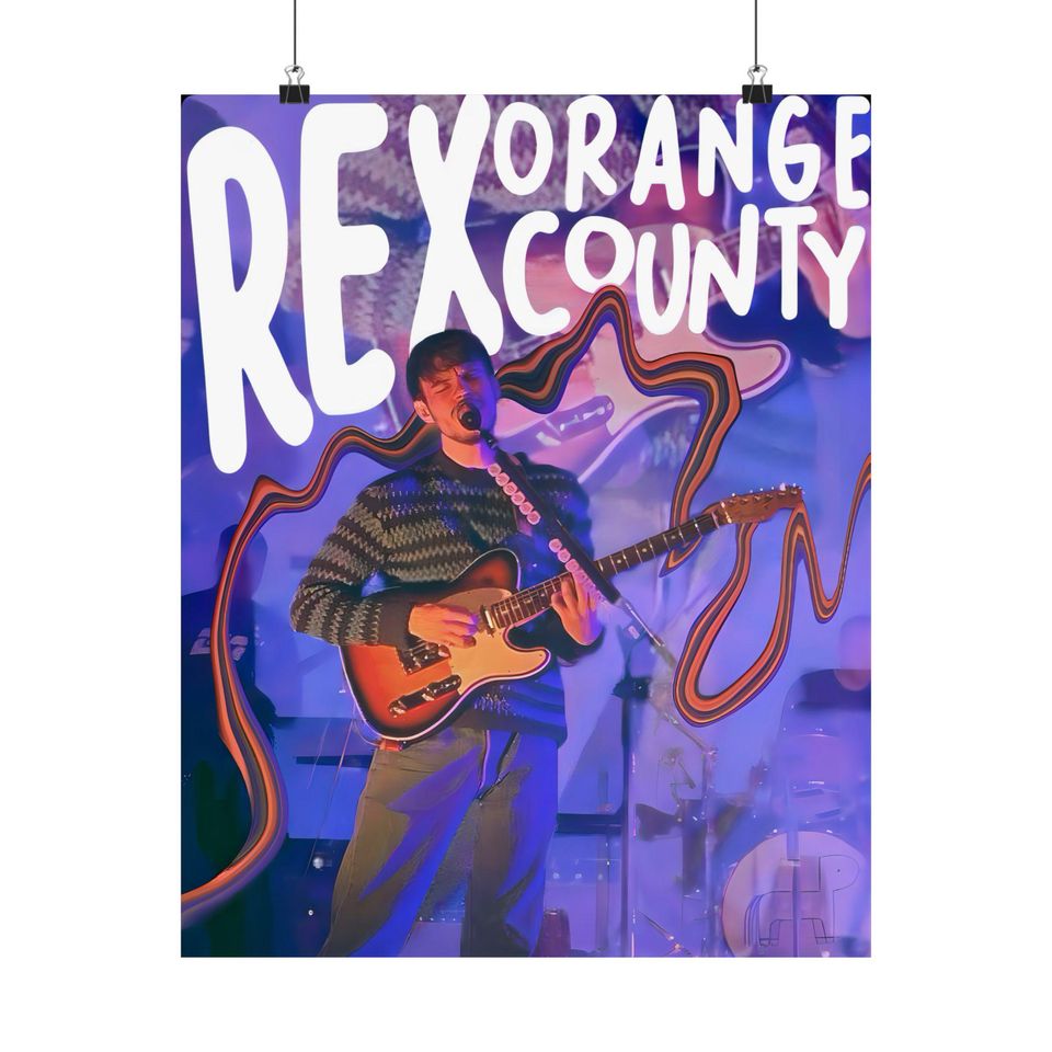 Rex Orange County - Poster | Rap Poster, Hip-Hop Poster