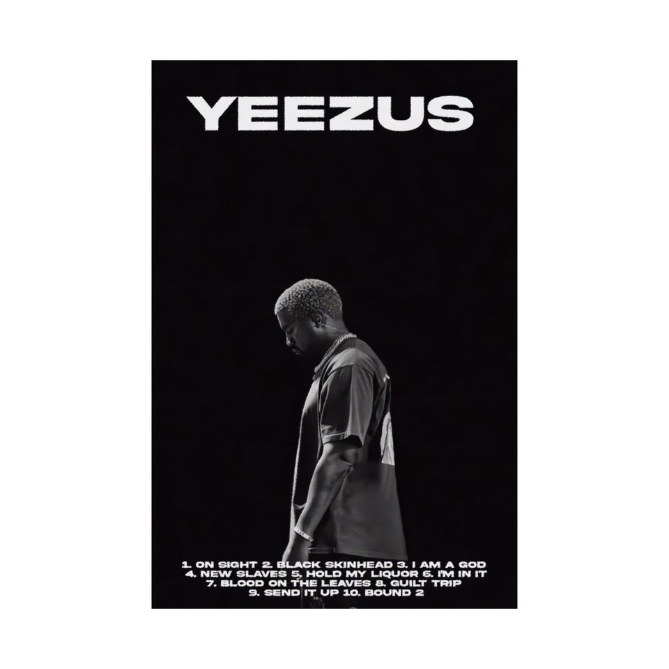 Kanye West - Poster | Rap Poster, Hip-Hop Poster