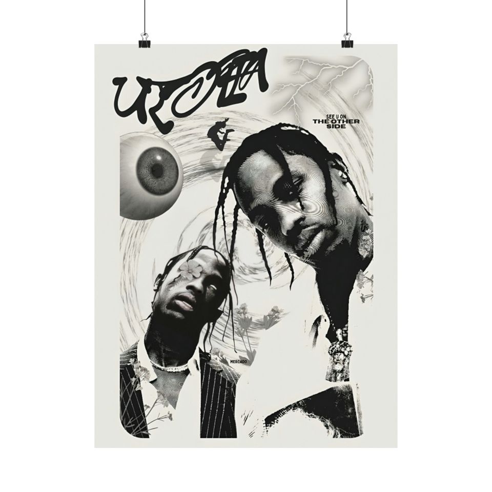 Travis - Poster | Rap Poster, Hip-Hop Poster