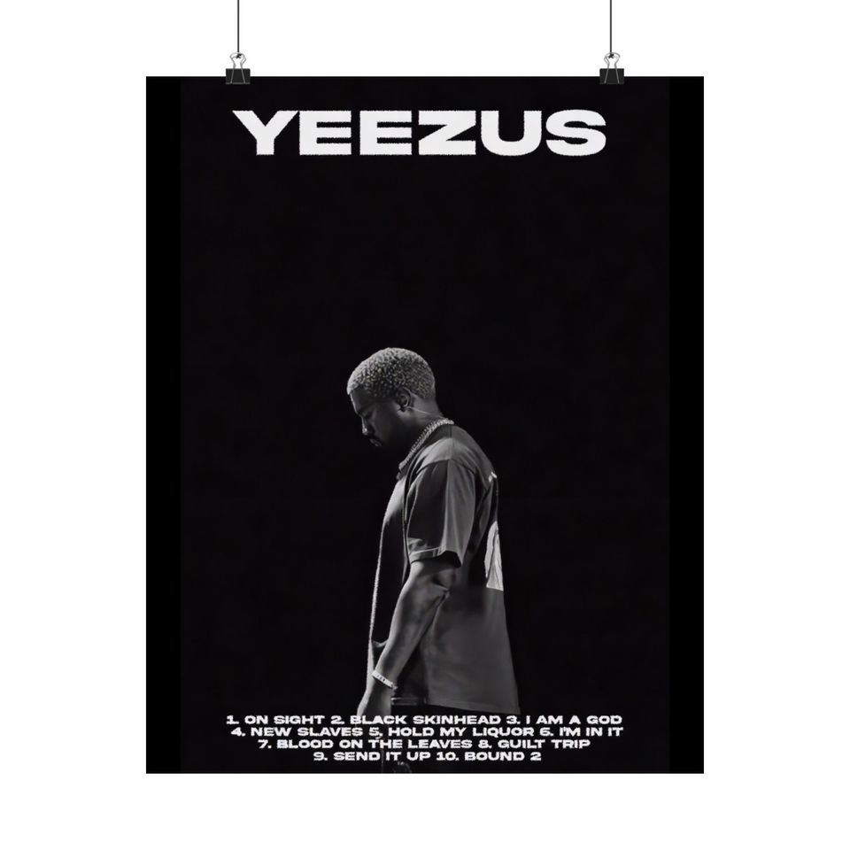 Kanye West - Poster | Rap Poster, Hip-Hop Poster