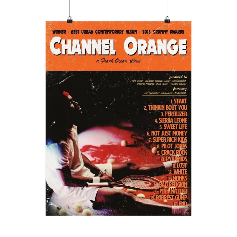 Frank Ocean - Poster | Rap Poster, Hip-Hop Poster