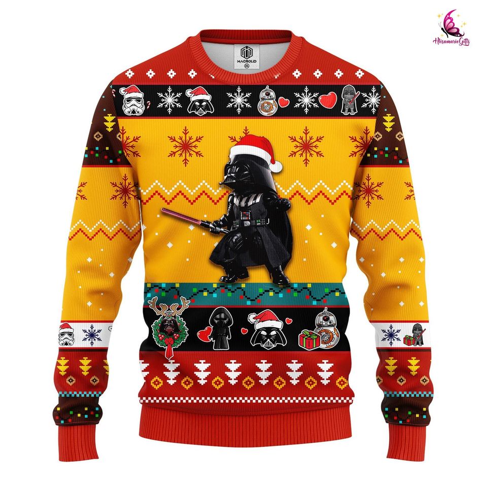 Darth Vader Ugly Sweater | Darth Vader Christmas Ugly Sweater | Darth Vader Sweater