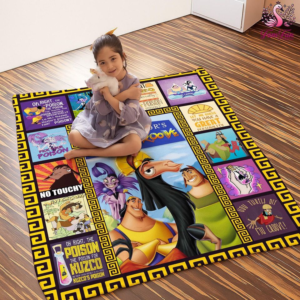The Emperor's New Groove Fleece Blanket, Emperor's New Groove Blanket