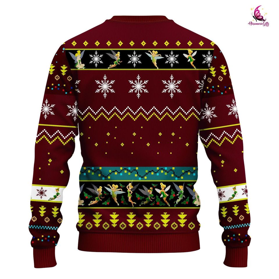Tinkerbell Ugly Sweater, Merry Christmas Ugly Christmas Sweater