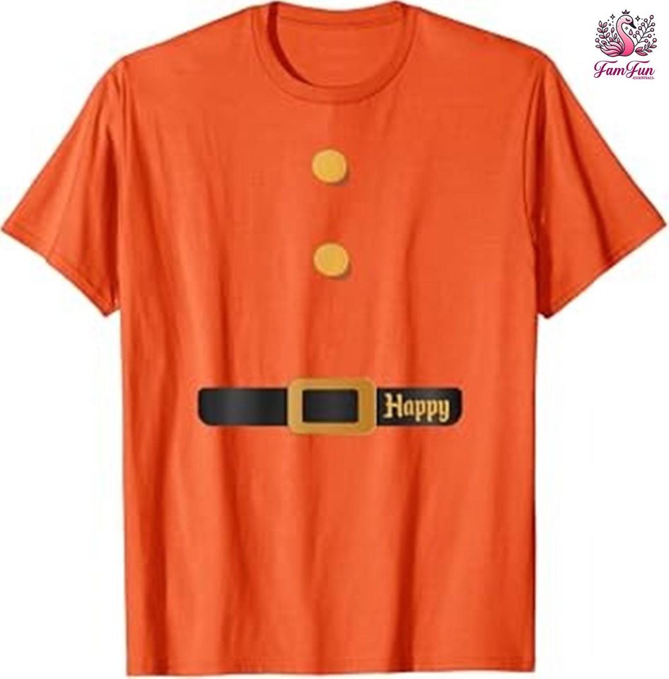 Halloween Seven Dwarfs Costume T-Shirt, Snow White and Seven Dwarfs Shirt