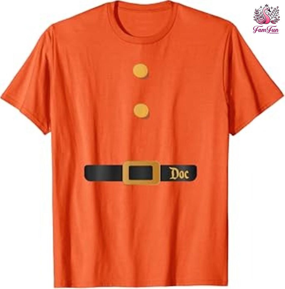 Halloween Seven Dwarfs Costume T-Shirt, Snow White and Seven Dwarfs Shirt