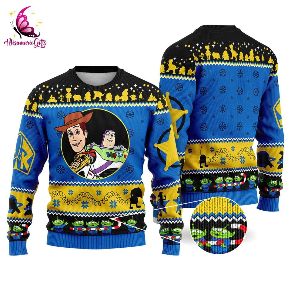 Woody Buzz Lightyear Christmas Sweater