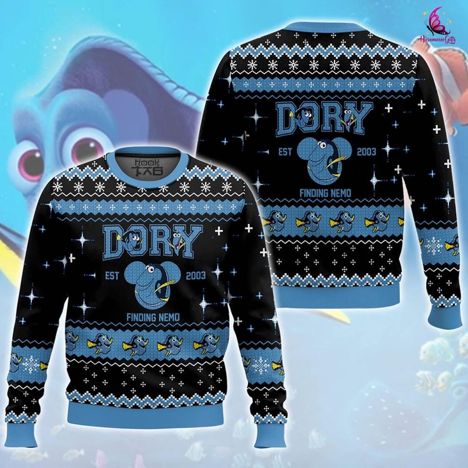 Finding Nemo Ugly Sweater, Disneyland Finding Nemo Characters Group Christmas Shirt