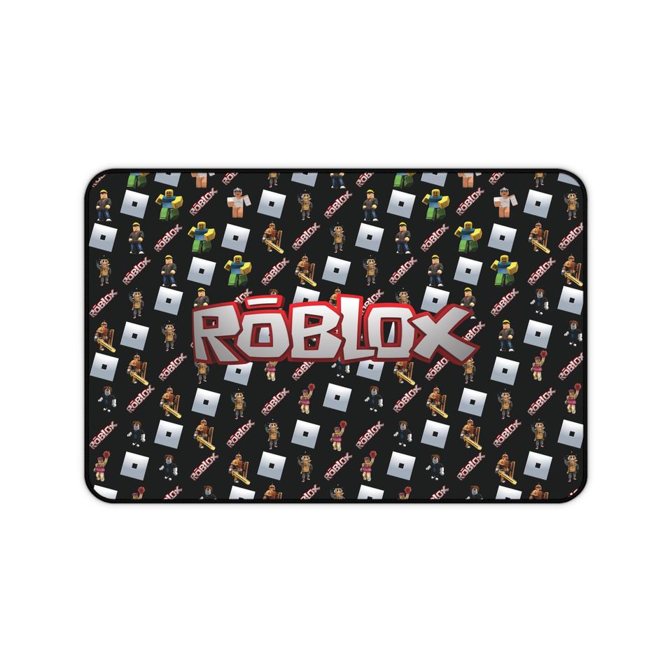 Roblox mouse pad large - gaming pad with iconic avatars & Roblox logo