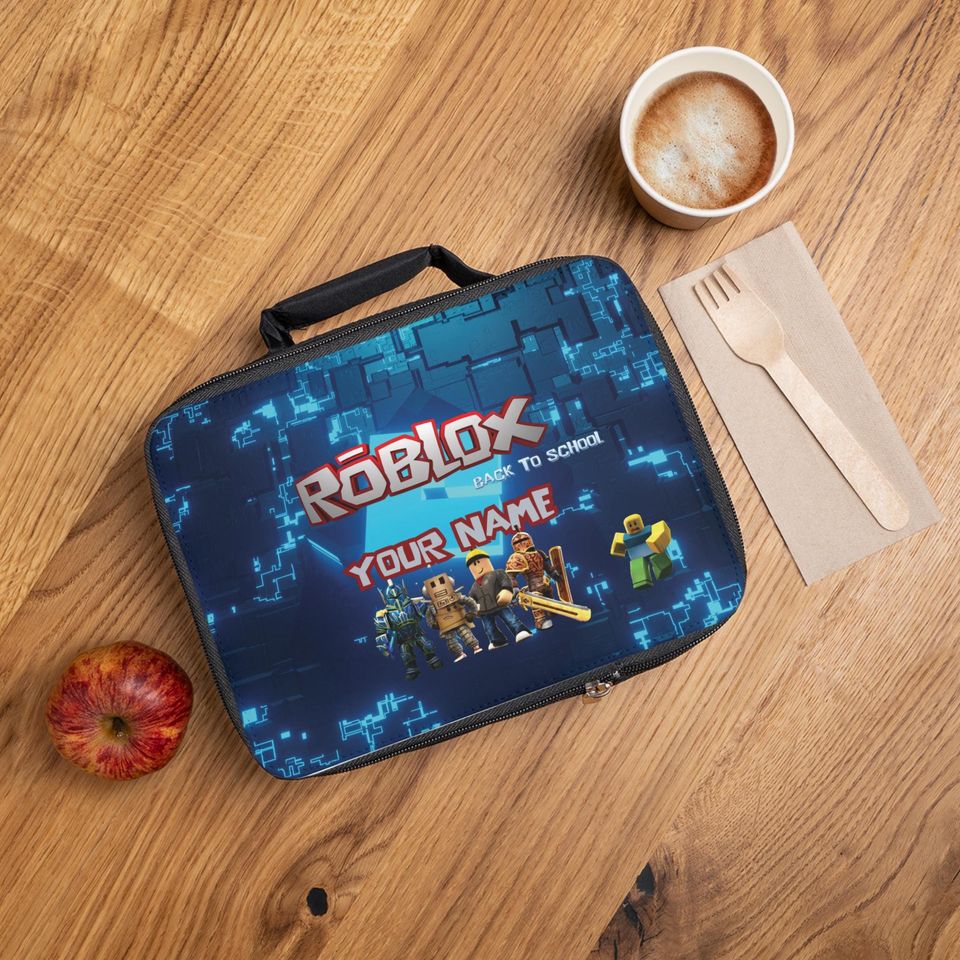 Roblox Lunch Bag,, Gift for Gamers, Back to School